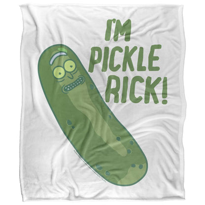 Multicoloured - Front - Rick And Morty Pickle Rick Blanket