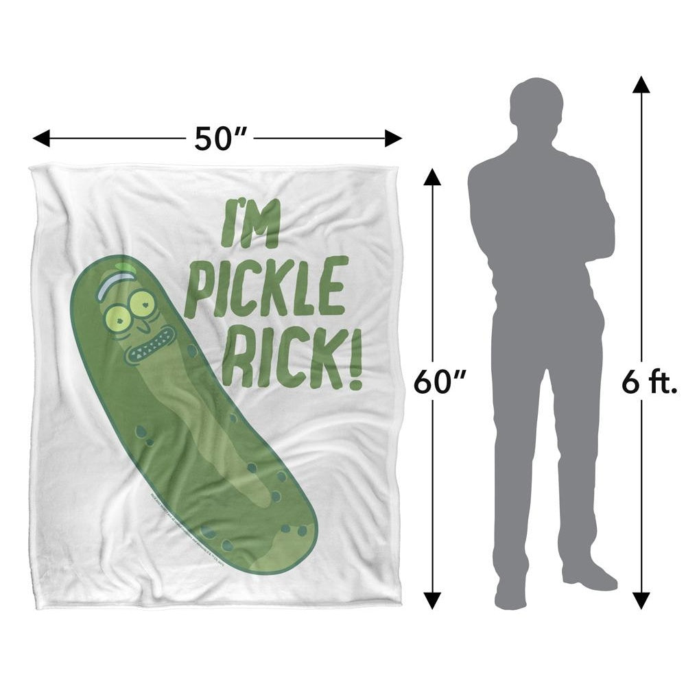 Multicoloured - Pack Shot - Rick And Morty Pickle Rick Blanket