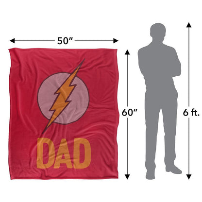 Multicoloured - Pack Shot - The Flash Dad Blanket