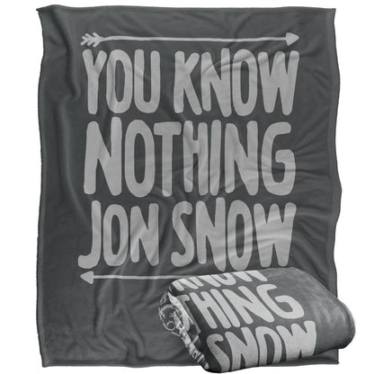 Multicoloured - Side - Game Of Thrones You Know Nothing Blanket