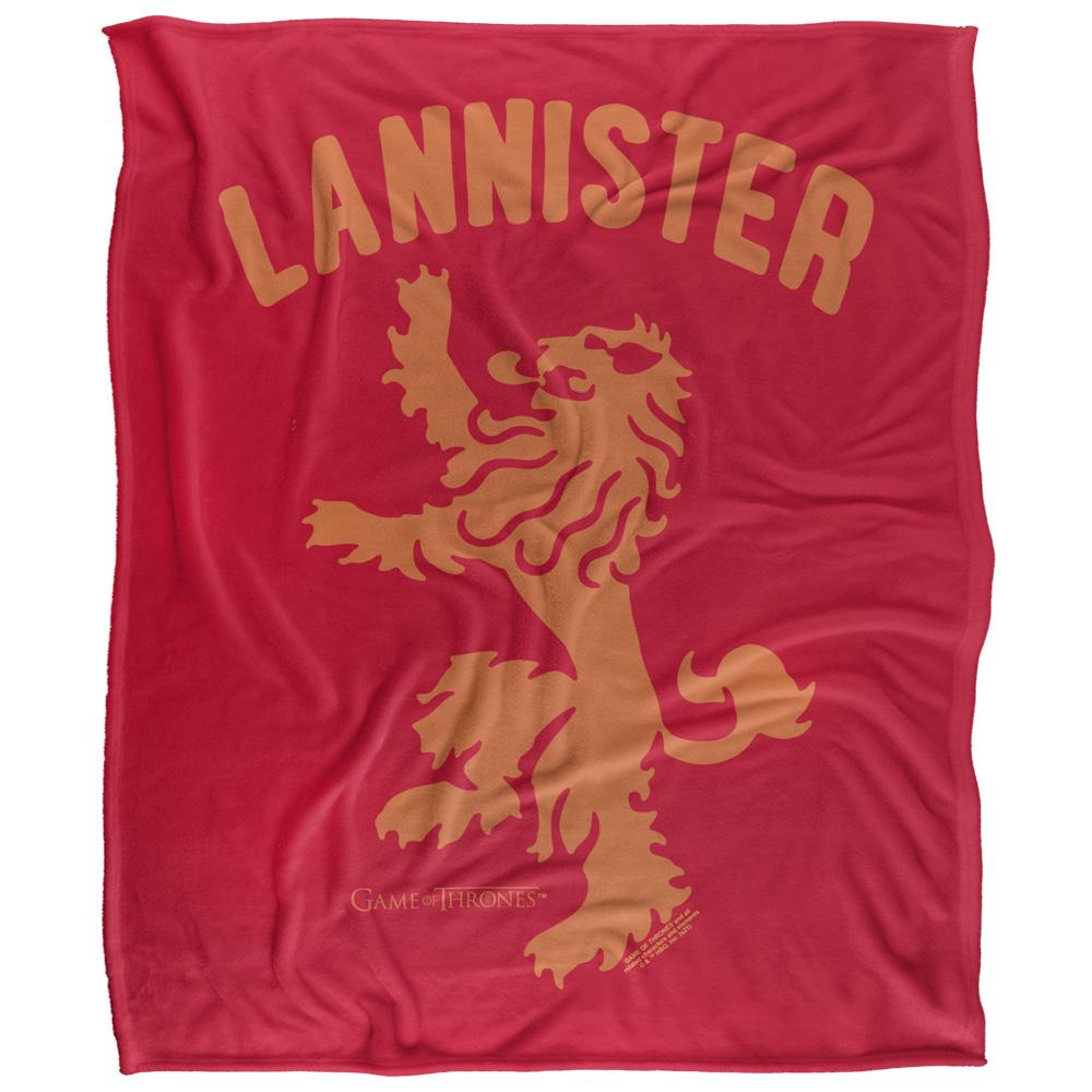 Multicoloured - Front - Game Of Thrones Lannister Crest Blanket