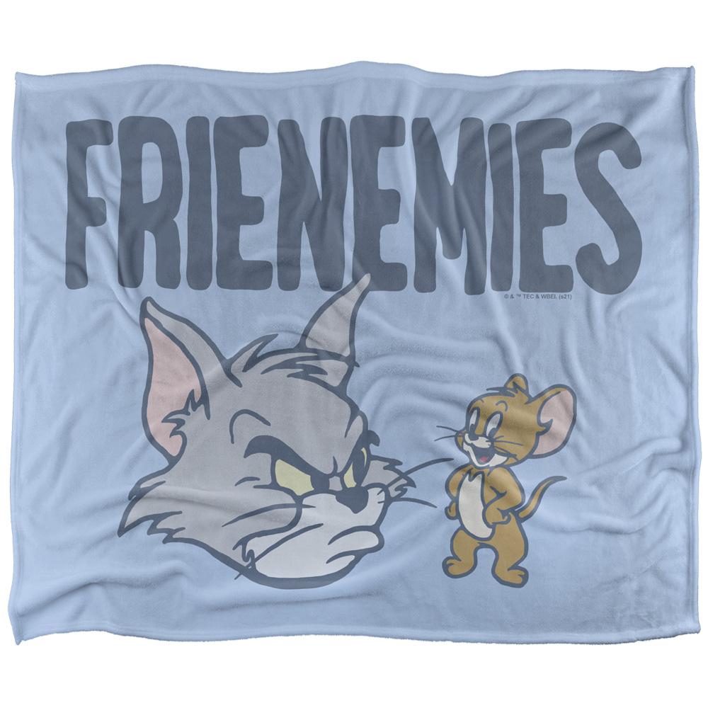 Multicoloured - Front - Tom & Jerry Frienemies Blanket