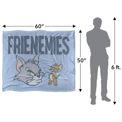 Multicoloured - Pack Shot - Tom & Jerry Frienemies Blanket