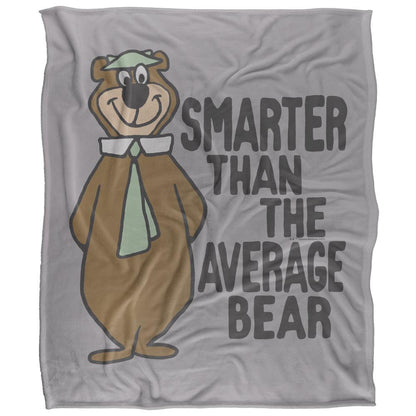 Multicoloured - Front - Yogi Bear Smarter Than Average Blanket