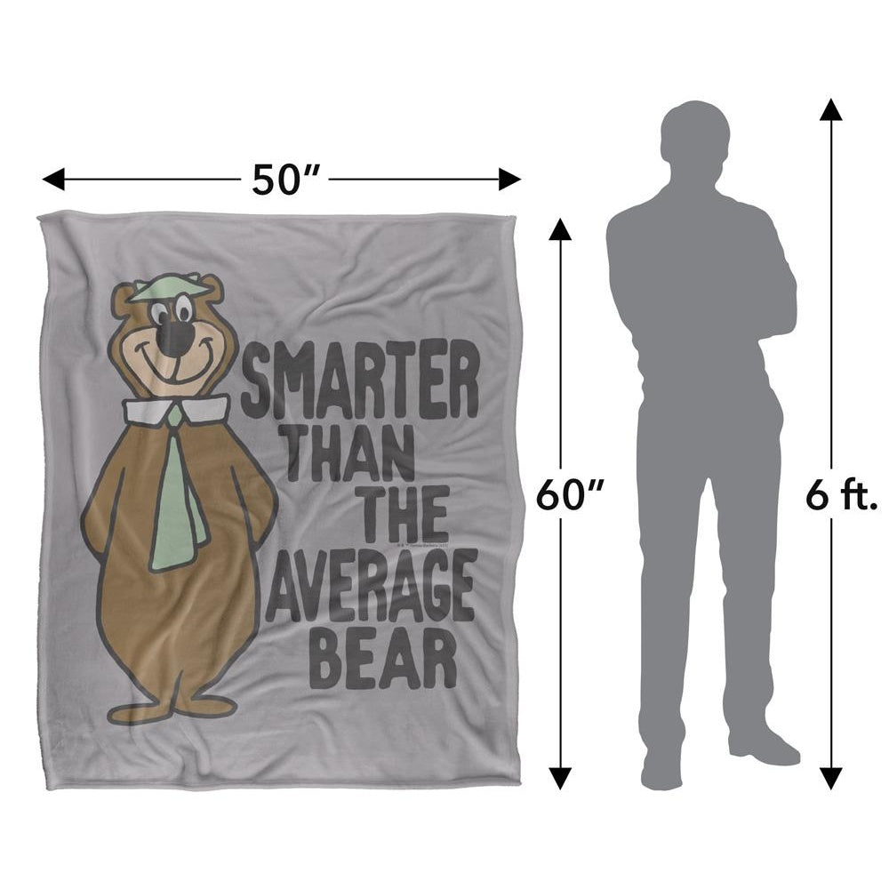 Multicoloured - Pack Shot - Yogi Bear Smarter Than Average Blanket