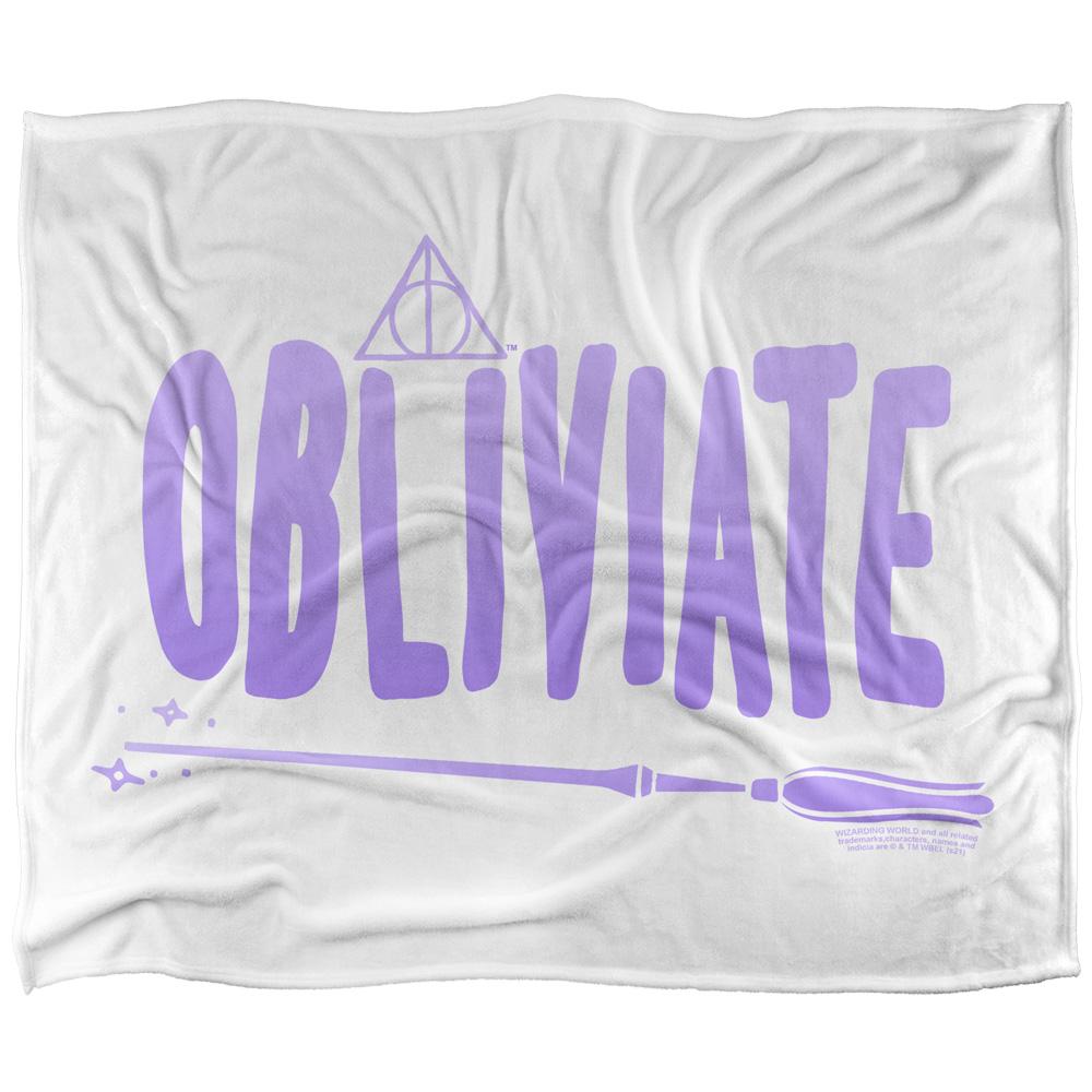 Multicoloured - Front - Harry Potter Obliviate Wand Blanket