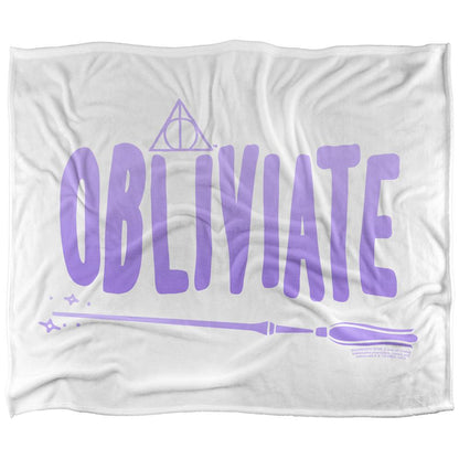 Multicoloured - Front - Harry Potter Obliviate Wand Blanket