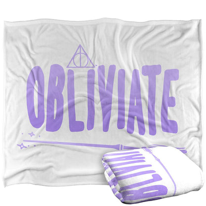 Multicoloured - Side - Harry Potter Obliviate Wand Blanket