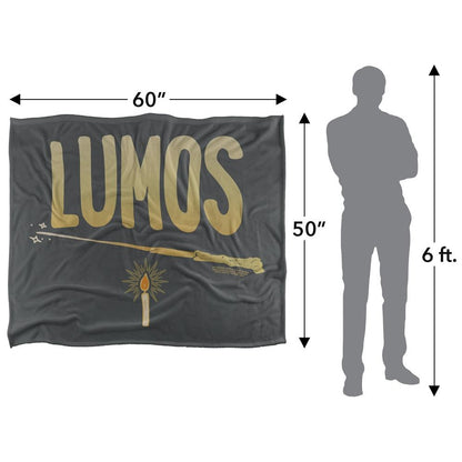 Multicoloured - Pack Shot - Harry Potter Lumos Wand Blanket