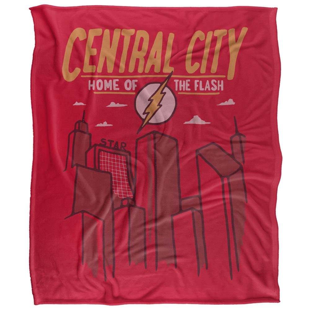Multicoloured - Front - The Flash Central City Blanket