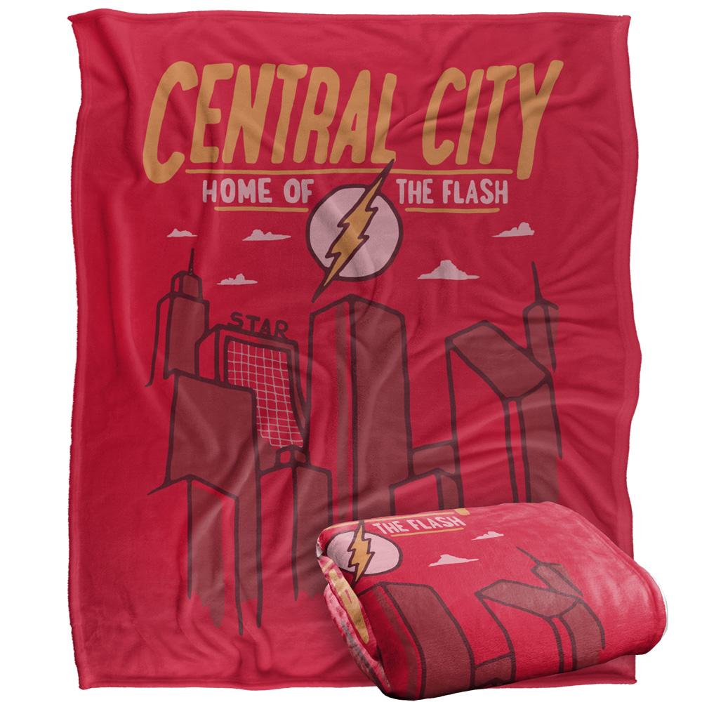 Multicoloured - Side - The Flash Central City Blanket