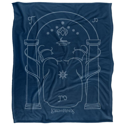 Multicoloured - Front - Lord Of The Rings Mellon Blanket