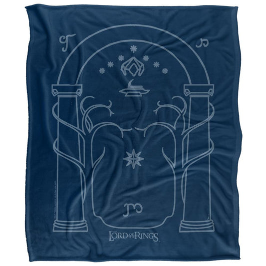 Multicoloured - Front - Lord Of The Rings Mellon Blanket