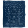 Multicoloured - Front - Lord Of The Rings Mellon Blanket