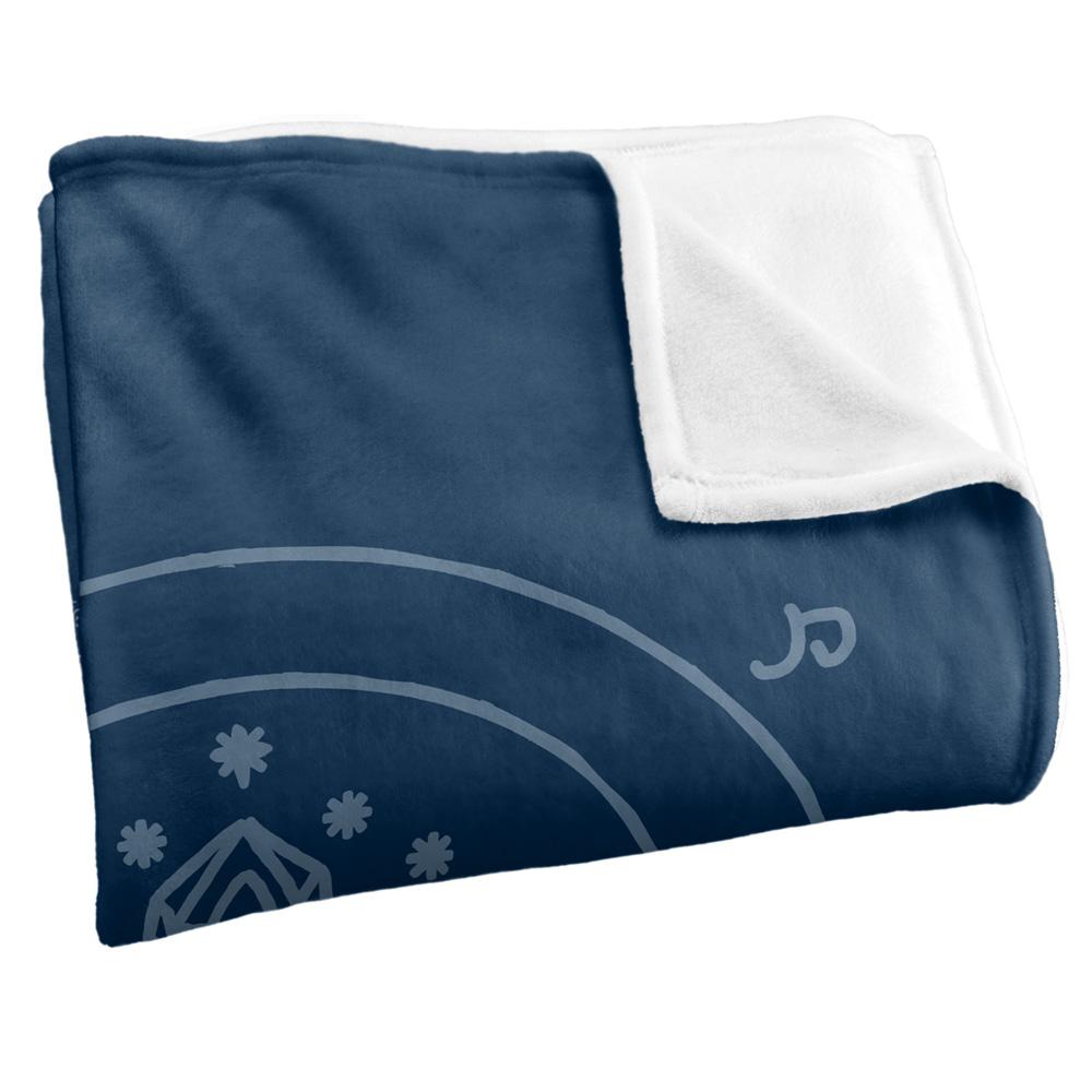 Multicoloured - Back - Lord Of The Rings Mellon Blanket