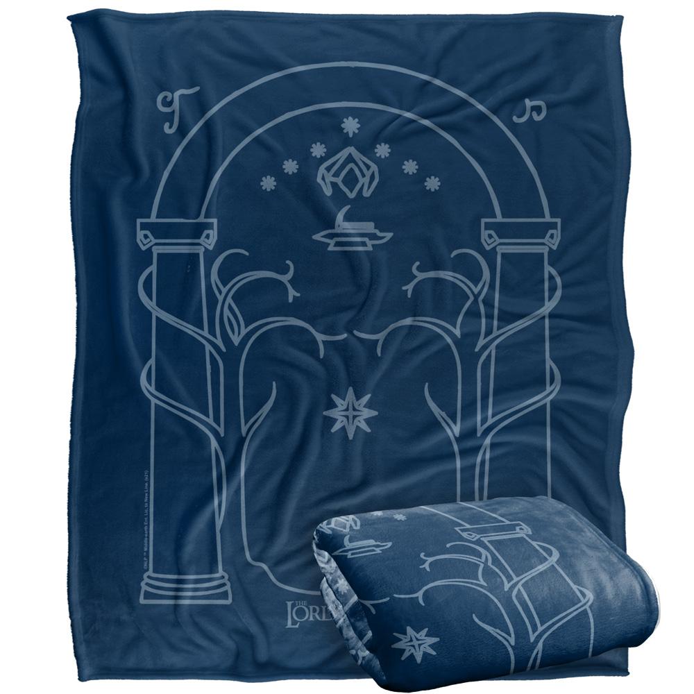 Multicoloured - Side - Lord Of The Rings Mellon Blanket