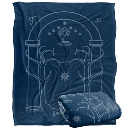 Multicoloured - Side - Lord Of The Rings Mellon Blanket