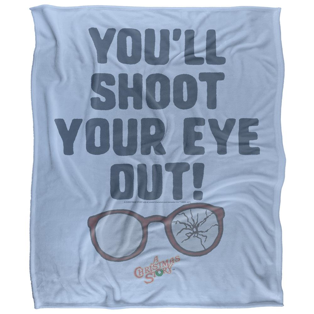 Multicoloured - Front - A Christmas Story Shoot Your Eye Out Blanket