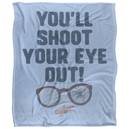 Multicoloured - Front - A Christmas Story Shoot Your Eye Out Blanket