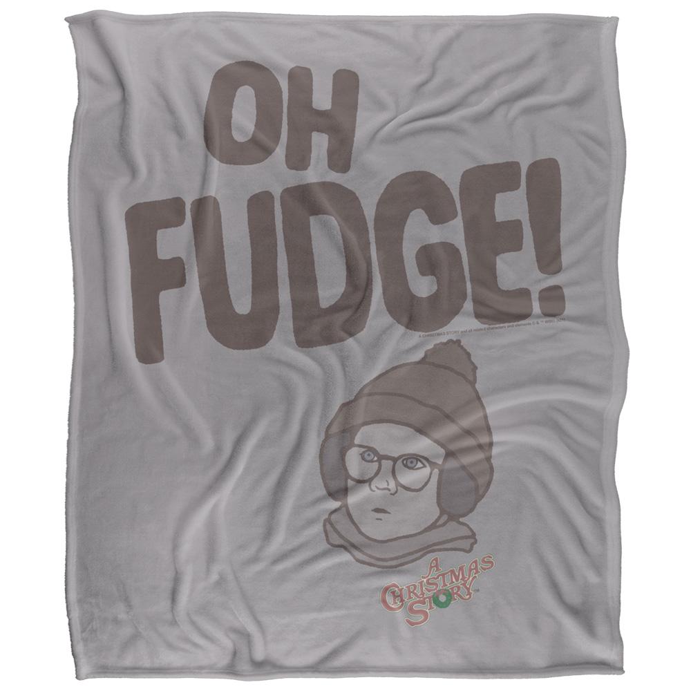 Multicoloured - Front - A Christmas Story Oh Fudge! Blanket