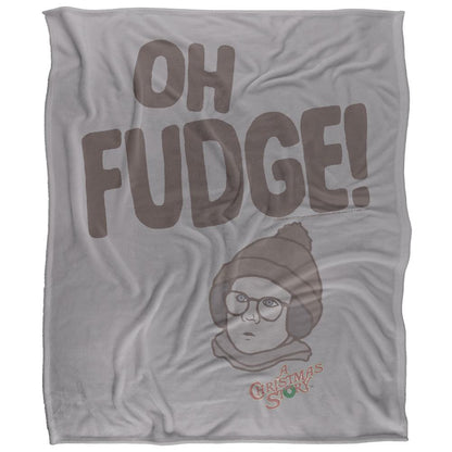 Multicoloured - Front - A Christmas Story Oh Fudge! Blanket