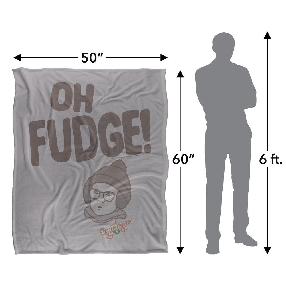 Multicoloured - Pack Shot - A Christmas Story Oh Fudge! Blanket