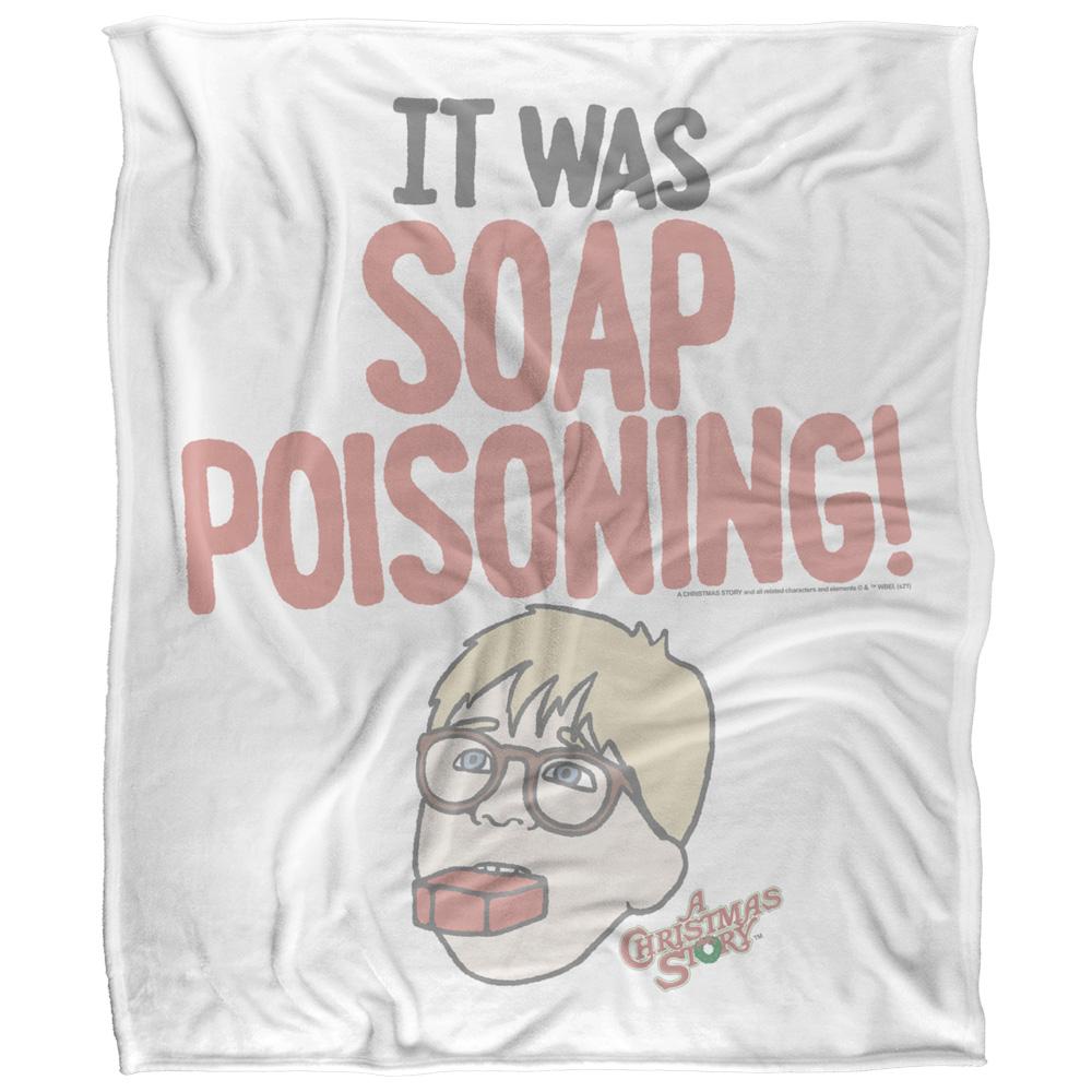 Multicoloured - Front - A Christmas Story Soap Poisoning Blanket