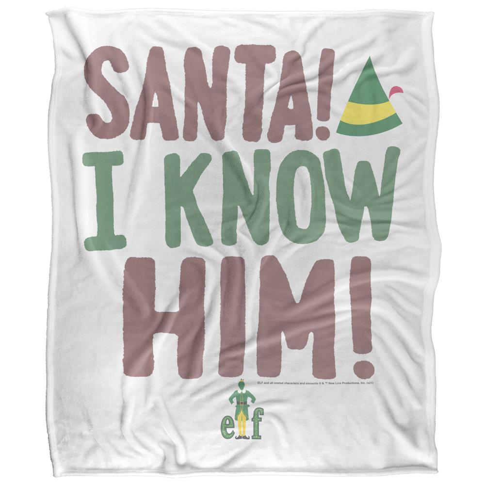 Multicoloured - Front - Elf I Know Him! Blanket