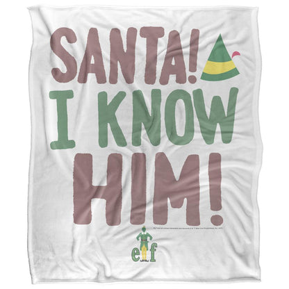 Multicoloured - Front - Elf I Know Him! Blanket
