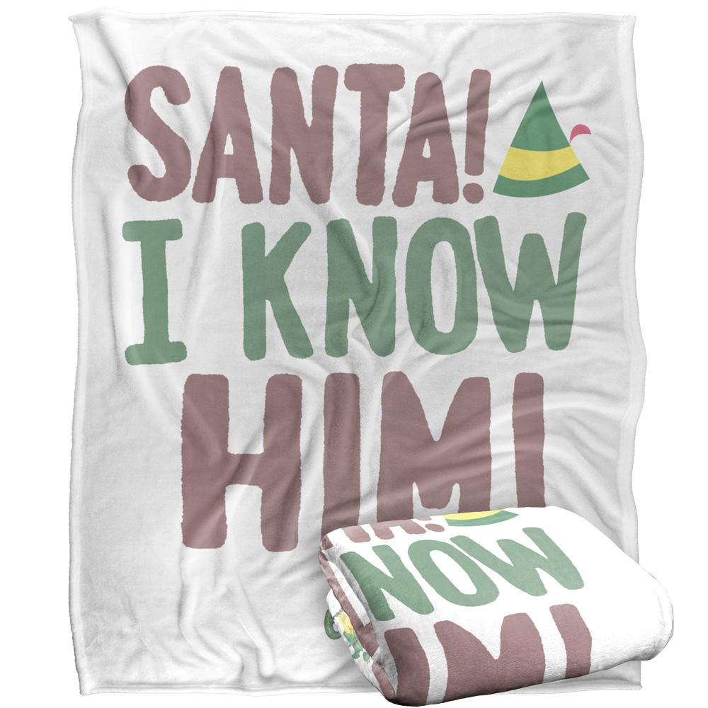 Multicoloured - Side - Elf I Know Him! Blanket