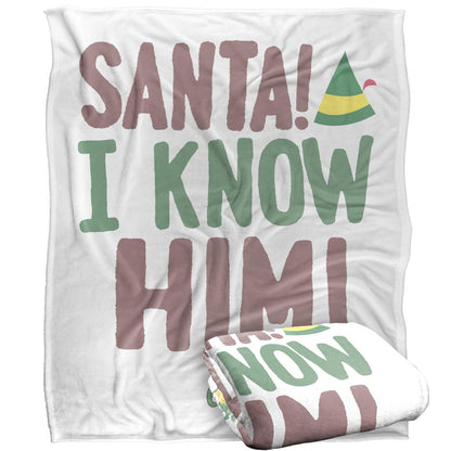 Multicoloured - Side - Elf I Know Him! Blanket