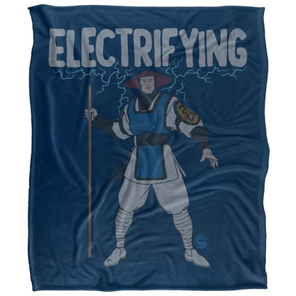 Multicoloured - Front - Mortal Kombat Electrifying Raiden Blanket