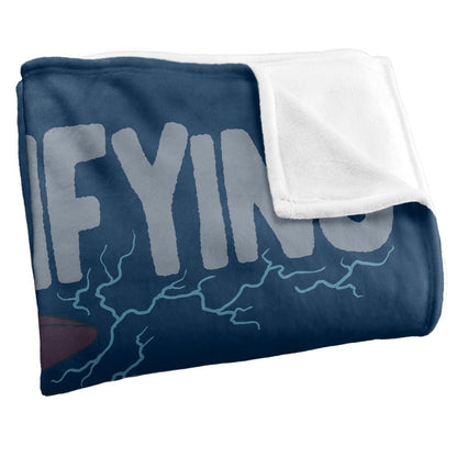 Multicoloured - Back - Mortal Kombat Electrifying Raiden Blanket