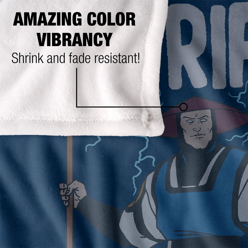 Multicoloured - Lifestyle - Mortal Kombat Electrifying Raiden Blanket