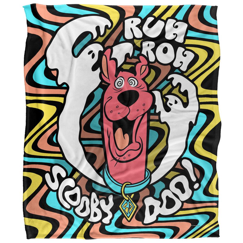 Multicoloured - Front - Scooby Doo Ruh Roh Blanket