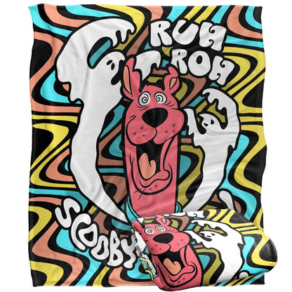 Multicoloured - Side - Scooby Doo Ruh Roh Blanket