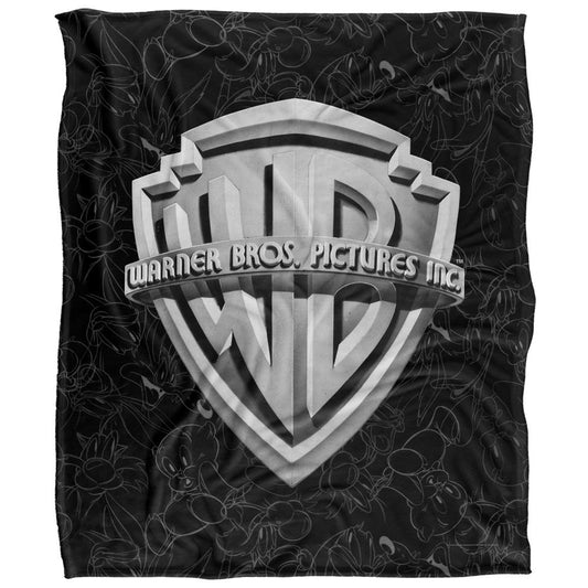 Multicoloured - Front - Looney Tunes Warner Bros Logo Blanket