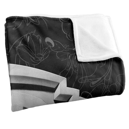 Multicoloured - Back - Looney Tunes Warner Bros Logo Blanket