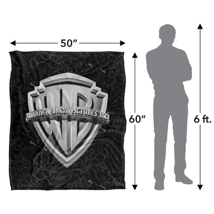 Multicoloured - Pack Shot - Looney Tunes Warner Bros Logo Blanket