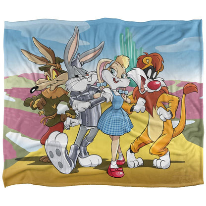 Multicoloured - Front - Looney Tunes Yellow Brick Road Blanket