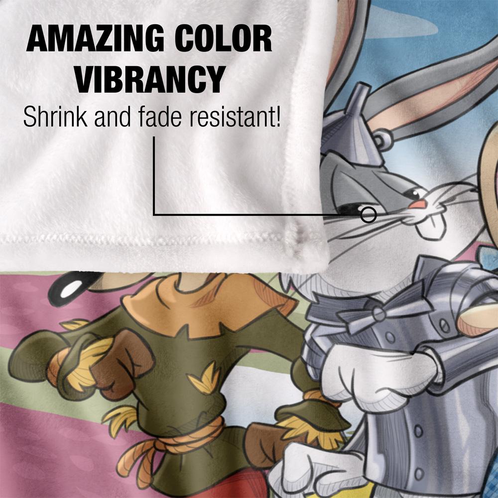 Multicoloured - Lifestyle - Looney Tunes Yellow Brick Road Blanket