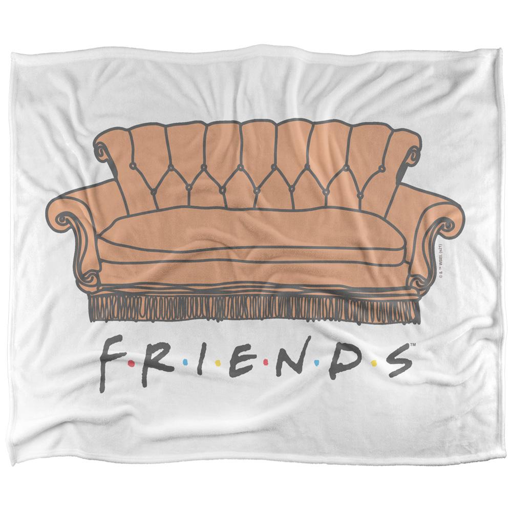 Multicoloured - Front - Friends Sofa Blanket