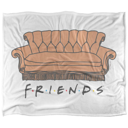 Multicoloured - Front - Friends Sofa Blanket