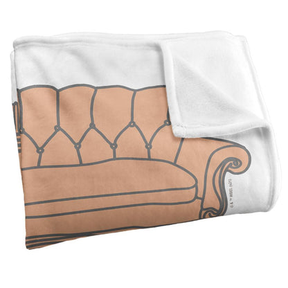 Multicoloured - Back - Friends Sofa Blanket