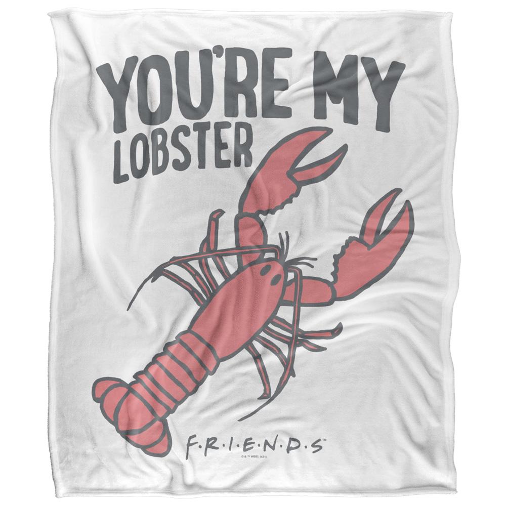 Multicoloured - Front - Friends You´re My Lobster Blanket