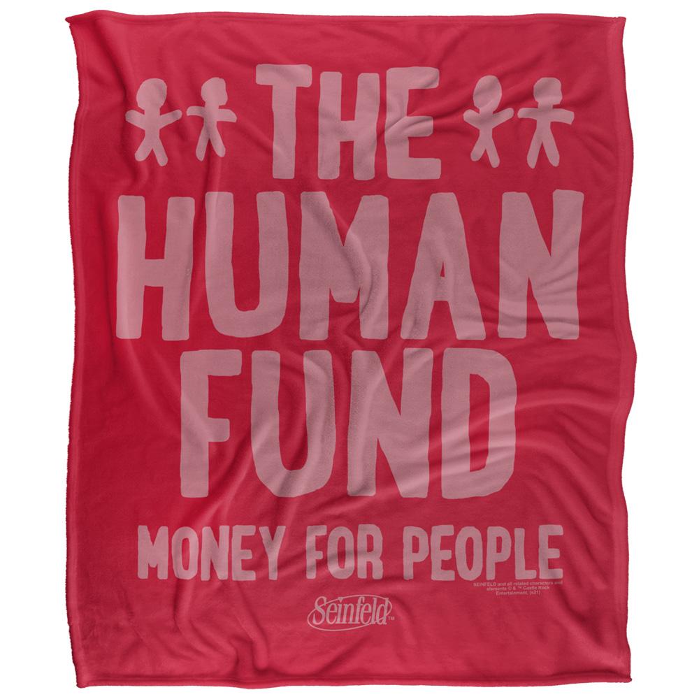 Multicoloured - Front - Seinfeld Human Fund Blanket