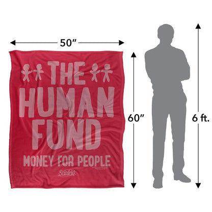 Multicoloured - Pack Shot - Seinfeld Human Fund Blanket