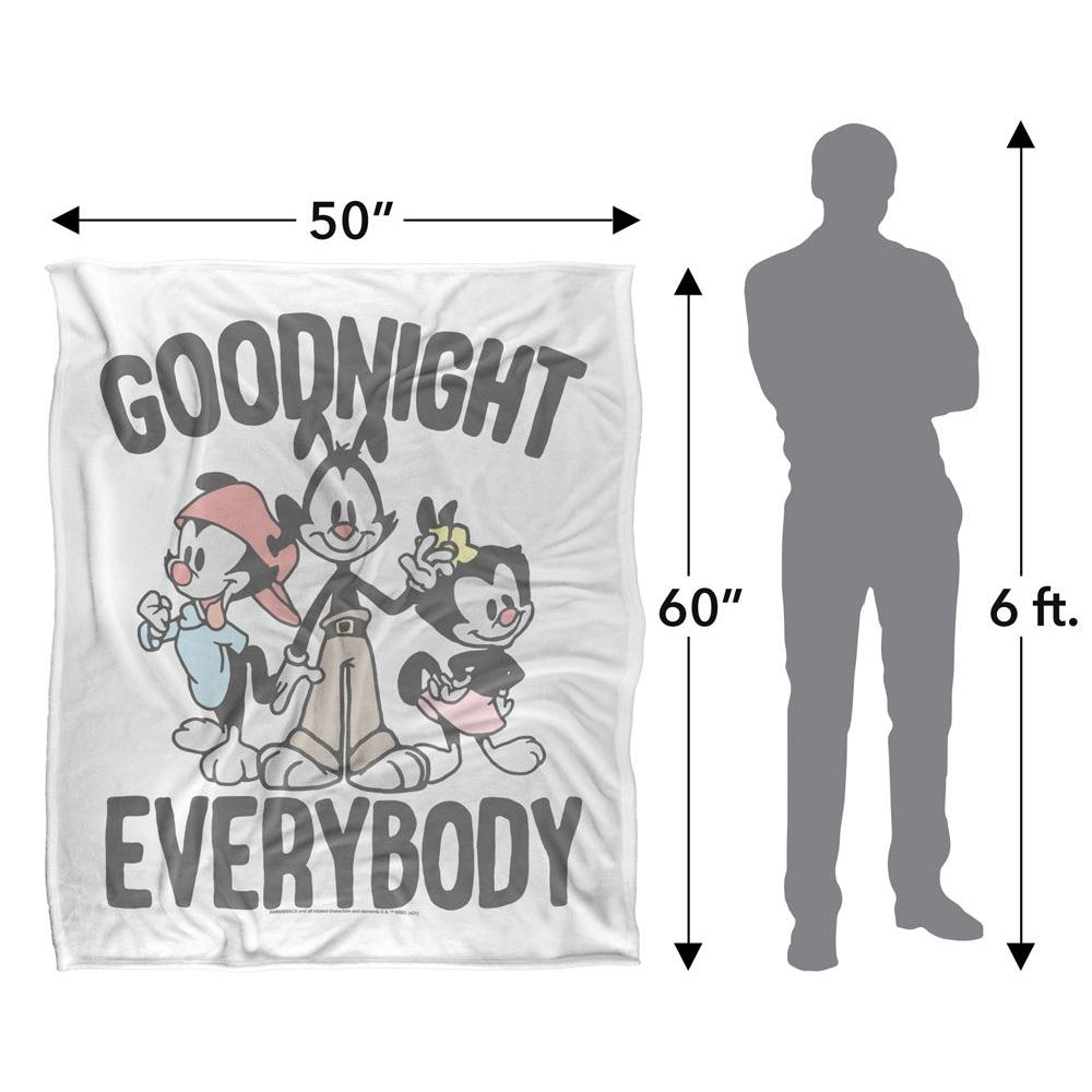 Multicoloured - Pack Shot - Animaniacs Goodnight Everybody Blanket