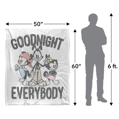 Multicoloured - Pack Shot - Animaniacs Goodnight Everybody Blanket