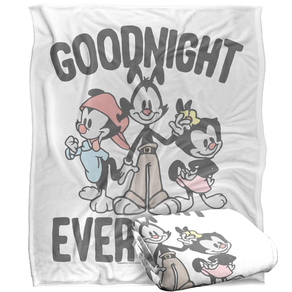 Multicoloured - Side - Animaniacs Goodnight Everybody Blanket